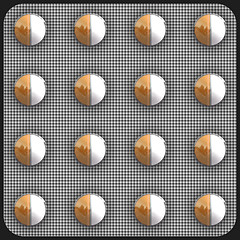 Image showing orange pills