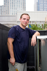 Image showing HVAC Technician