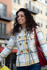 Image showing Young Woman Shopping