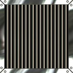 Image showing Shiny Metal Grille