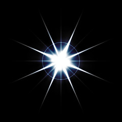 Image showing Bursting Lens Flare