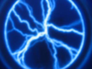 Image showing blue electricity