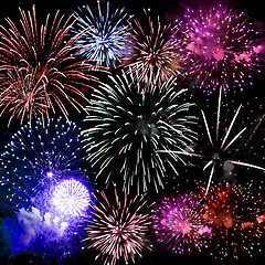 Image showing Fireworks Grand Finale