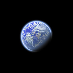Image showing glowing earth
