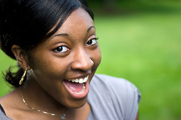 Image showing Happy Young Woman