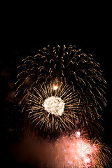 Image showing Beautiful Fireworks