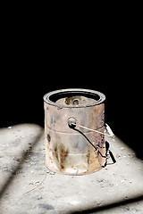 Image showing old paint bucket