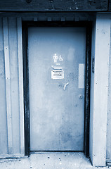 Image showing Restroom Door