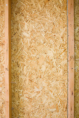 Image showing Plywood Wall