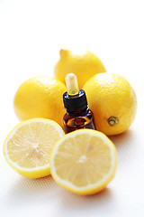 Image showing lemon essential oil