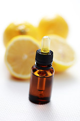 Image showing lemon essential oil