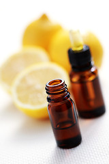 Image showing lemon essential oil