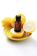 Image showing lemon essential oil