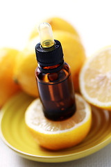 Image showing lemon essential oil