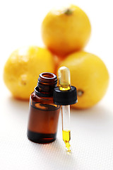 Image showing lemon essential oil