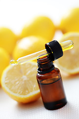 Image showing lemon essential oil