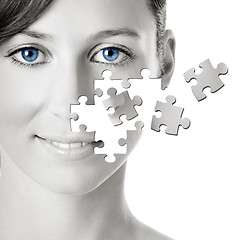 Image showing Puzzle Face