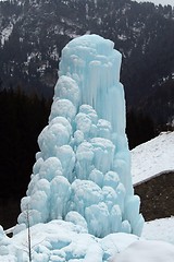 Image showing ice cascade