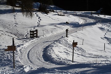 Image showing snowy road