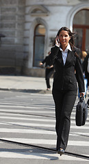 Image showing Businesswoman in the city