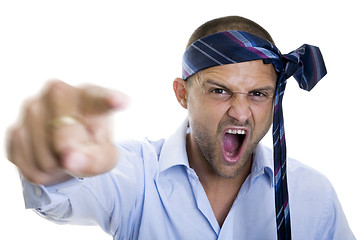 Image showing Angry Businessman 