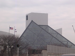 Image showing Rock & Roll Hall Of Fame in Cleveland, Ohio