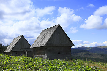 Image showing Romanian traditional wooden house