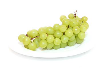 Image showing Grapes isolated on white