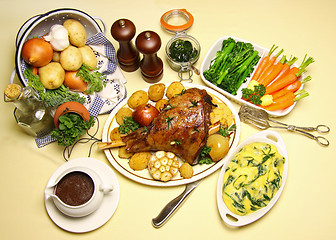 Image showing Roast Leg Of Lamb