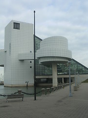 Image showing Rock & Roll Hall Of Fame in Cleveland, Ohio