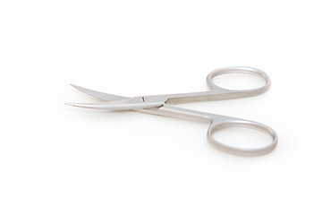 Image showing Office tools. Scissors isolated on white.