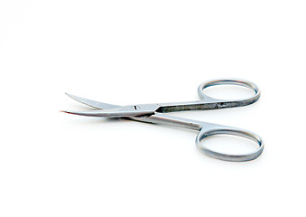 Image showing Office tools. Scissors isolated on white.