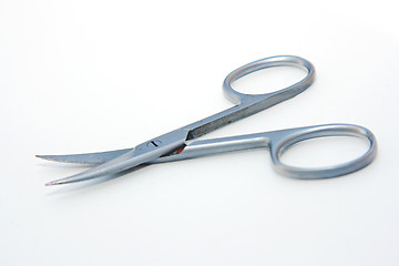 Image showing Office tools. Scissors isolated on white.