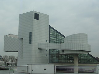 Image showing Rock & Roll Hall Of Fame in Cleveland, Ohio