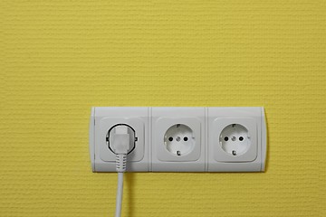 Image showing Electric sockets