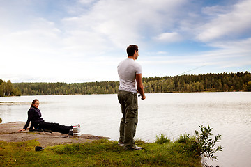 Image showing Fishing Man