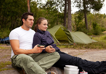 Image showing Outdoor Couple