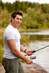 Image showing Fishing Man