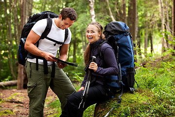 Image showing Happy Campers