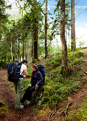 Image showing Camping Couple