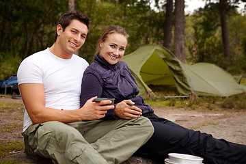 Image showing Couple Portrait Outdoor