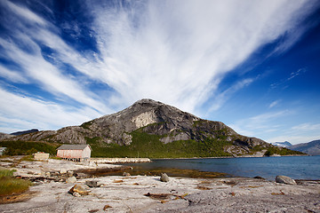 Image showing Mountain Norway Coast