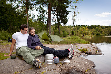 Image showing Outdoor Camping Food