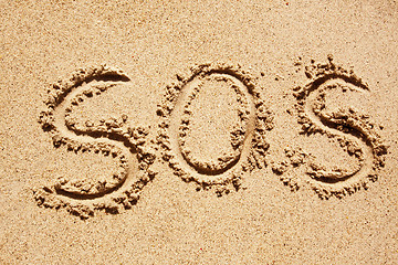 Image showing SOS