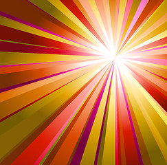 Image showing Abstract background with warm colors