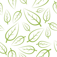 Image showing Fresh green leafs texture