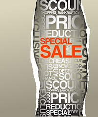 Image showing Sale discount advertisement