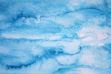 Image showing Abstract watercolor background on paper texture