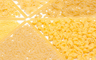 Image showing Dry noodle put by background