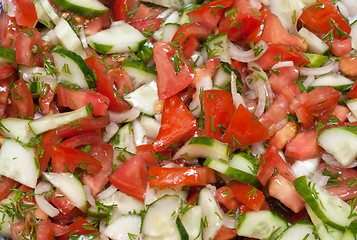 Image showing Appetizing salad